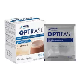 OPTIFAST home Drink Chokladpulver, 8X55 g