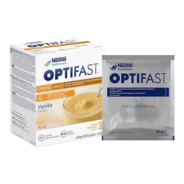 OPTIFAST home Creme Vaniljpulver, 8X55 g