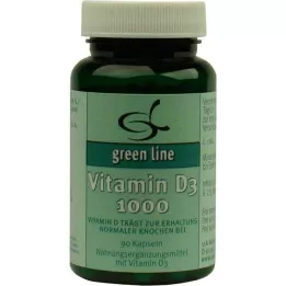 VITAMIN D3 1000 kapslar, 90 st