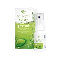 OCUVERS spray lipostamin ögonspray med Euphrasia, 15 ml