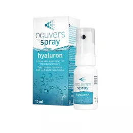 OCUVERS spray hyaluron ögonspray med hyaluronsyra, 15 ml