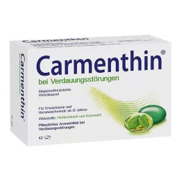 CARMENTHIN för matsmältningsbesvär msr.Mjuka kapslar, 42 st