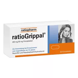RATIOGRIPPAL 200 mg/30 mg filmdragerade tabletter, 20 st