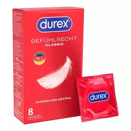 DUREX Gefühlsecht kondomer, 8 st