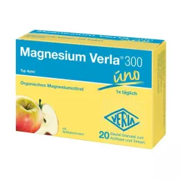 MAGNESIUM VERLA 300 Äppelgranulat, 20 st