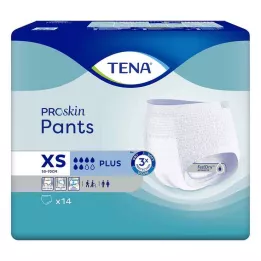 TENA PANTS plus XS 50-70 cm ConfioFit engångsbyxor, 14 delar