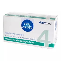 PEN-NADELN Universal 4 kanyler 0,23x4 mm 32 G, 100 st