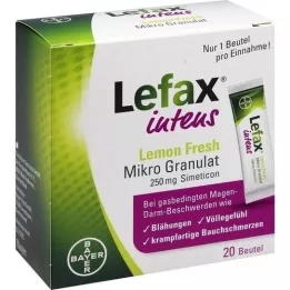 LEFAX Intego Lemon Fresh Mikro Granul.250 mg Sim., 20 st
