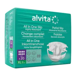 Alvita Allt-i-ett inkontinensbyxa maxi xl night, 20 st