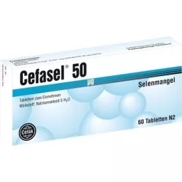 CEFASEL 50 μg tabletter, 60 st