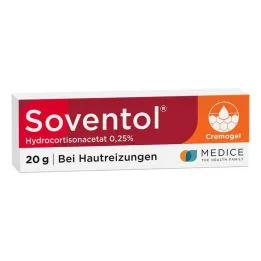 SOVENTOL Hydrokortisonacetat 0,25 % kräm, 20 g