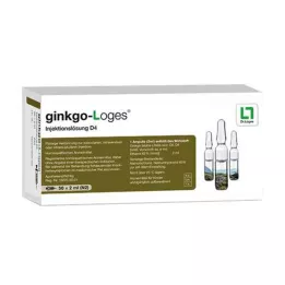 GINKGO-LOGES Injektionslösning D 4 ampuller, 50X2 ml
