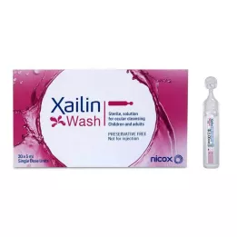 XAILIN Tvätta ögonsköljlösning i enstaka doser, 20X5 ml