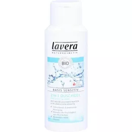 Lavera Basintensiv 2 i 1 duschgel för hud och hår, 200 ml