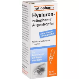 HYALURON-RATIOPHARM ögondroppar, 10 ml