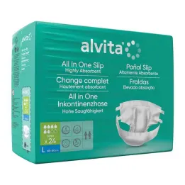 Alvita Allt-i-ett inkontinensbyxa superstor dag, 24 st