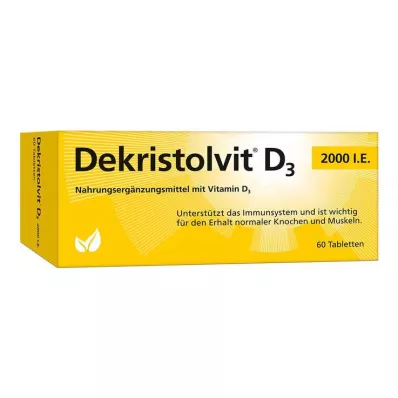 DEKRISTOLVIT D3 2 000 IE tabletter, 60 st DEKRISTOLVIT D3 2 000 IE tabletter, 60 st