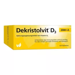DEKRISTOLVIT D3 2 000 IE tabletter, 120 st