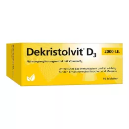 DEKRISTOLVIT D3 2 000 IE tabletter, 90 st