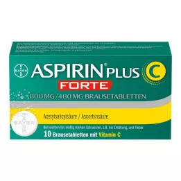 ASPIRIN plus C forte 800 mg/480 mg brustabletter, 10 st
