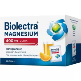 BIOLECTRA Magnesium 400 mg Ultra Trinkgran.Orange, 40 st