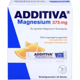 Additiva Magnesium 375 mg pinnar Orange, 20 st