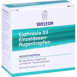 EUPHRASIA D 3 Single Cane Eye Drops, 20x0,4 ml