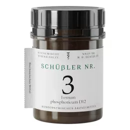SCHÜSSLER No.3 Ferrum phosphoricum D 12 tabletter, 400 st