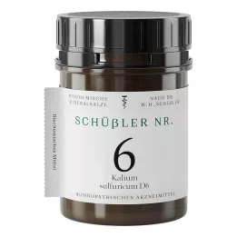 SCHÜSSLER Nr.6 Kalium sulfuricum D 6 tabletter, 400 st