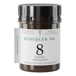 SCHÜSSLER Nr.8 Natrium chloratum D 6 tabletter, 1000 st