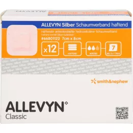 ALLEVYN Silverskummassa 7x8 cm lim, 12 st
