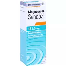Magnesium Sandoz 121,5 mg brusande tabletter, 20 st