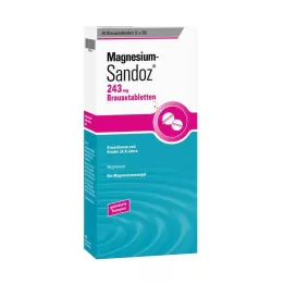 MAGNESIUM SANDOZ 243 mg brustabletter, 40 st