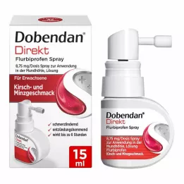DOBENDAN Direkt Flurbiprofen Spray 8,75 mg/dos oralt, 15 ml