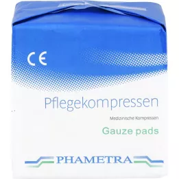 PFLEGEKOMPRESSEN Fleece 10x10 cm icke-steril 4-lagers, 100 st