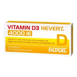 VITAMIN D3 HEVERT 4 000 IE tabletter, 30 st