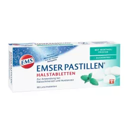 EMSER Pastiller med mentolfriskhet sockerfria, 30 st