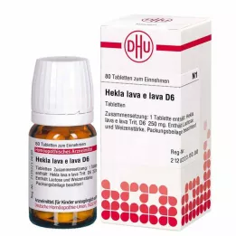 HEKLA lava e lava D 6 tabletter, 80 st