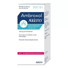 AMBROXOL Aristo hostsaft 30 mg/5 ml lösning för oral användning, 250 ml