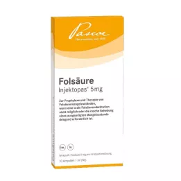 FOLSÄURE INJEKTOPAS 5 mg injektionslösning, 10 st