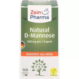 NATURAL D-Mannose 500 mg kapslar, 160 st