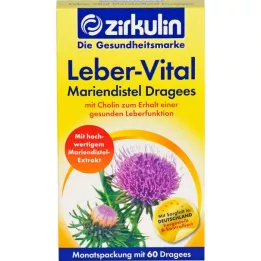 ZIRKULIN Leber-Vital Milk Thistle Tabletter, 60 st