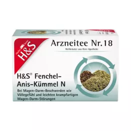 H&amp;S Fänkål-anis-Kummin N Filterpåsar, 20X2,0 g