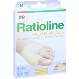 Ratioline Hallux Valgus Tryckskydd Pad M (Shootgr.39-41), 1 st
