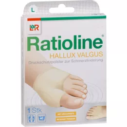 Ratioline Hallux Valgus Tryckskydd PAD L (Shootgr.42-45), 1 st