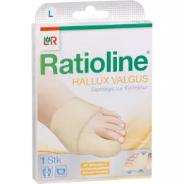 Ratioline Hallux Valgus Bandage L (Feet 23 - 24,5 cm), 1 st