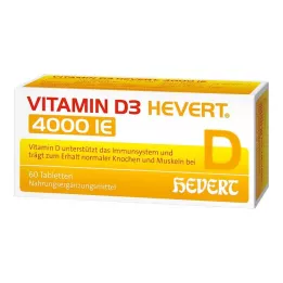 VITAMIN D3 HEVERT 4 000 IE tabletter, 60 st