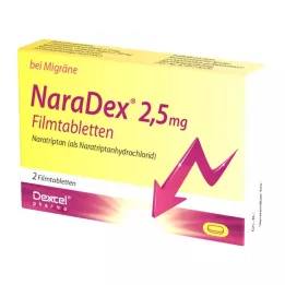 NARADEX 2,5 mg filmdragerade tabletter, 2 st