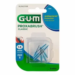 GUM Proxabrush Classic utbytesborstar 1,6 mm, 8 st