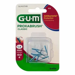 GUM Proxabrush Classic utbytesborstar 1,4 mm, 8 st